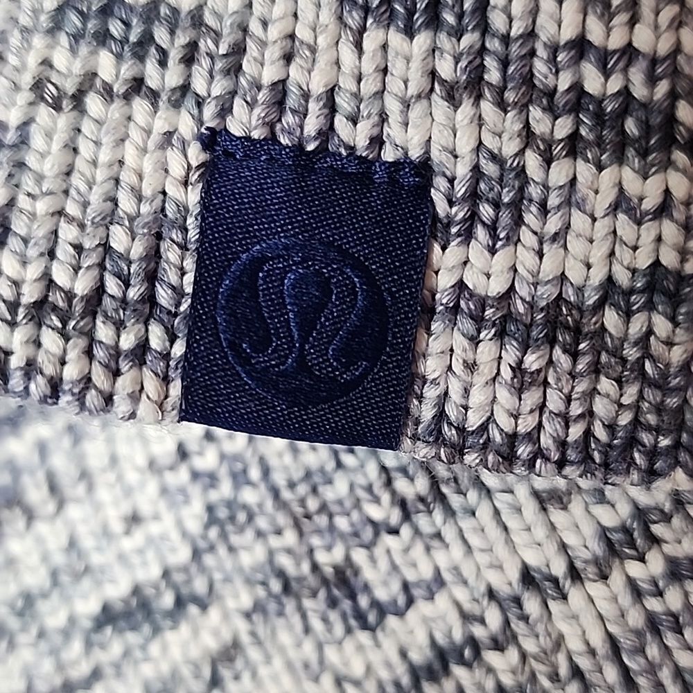 NWT Lululemon Boxy Cotton-Blend Sweater Size Small NWT Night Sea/Navy/Black/Blue - Picture 5 of 7